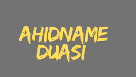 Ahidname duası