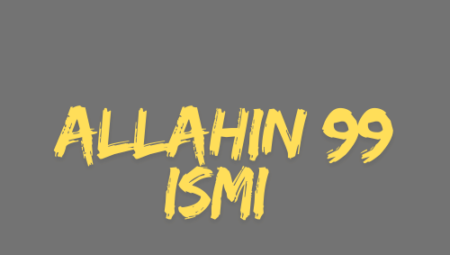 Allahın 99 ismi